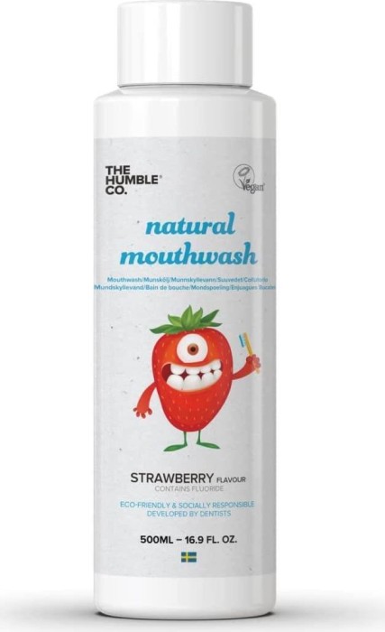 The Humble Co Mundspülung Kids Erdbeere, 500ml