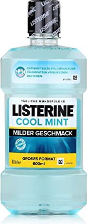 Listerine Cool Mint milder Geschmack Mundwasser, 600ml