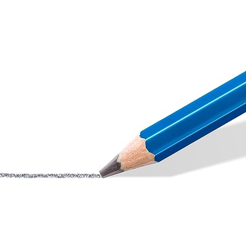 Staedtler Mars Lumograph 100 Bleistift 8B blau, 12er-Pack (100-8B)