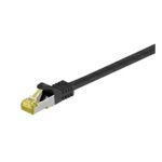 MicroConnect Patchkabel, Cat6a/Cat7, S/FTP, RJ-45/RJ-45, 0.5m, schwarz (SFTP7005S)