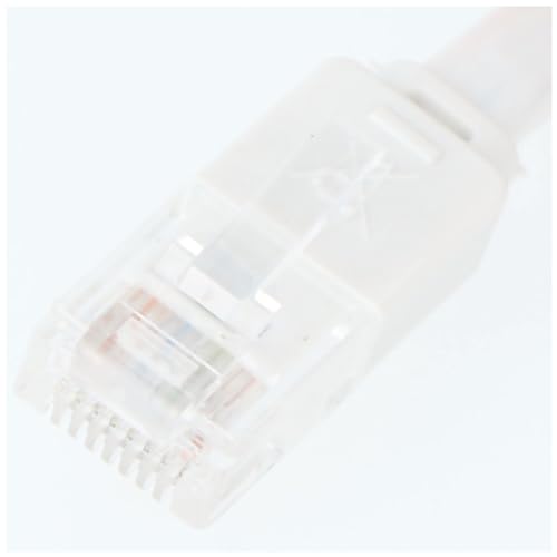goobay Flach-Patchkabel, Cat6, U/UTP, RJ-45/RJ-45, 0.5m, weiß (95150)