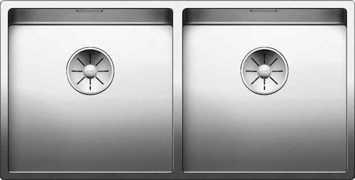 Blanco Claron 400/400-U InFino built-under double sink stainless steel (521618)