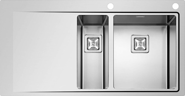 Pyramis Olynthos (100X52) 1 1/2B 1D RH installation basin right stainless steel (108911501)