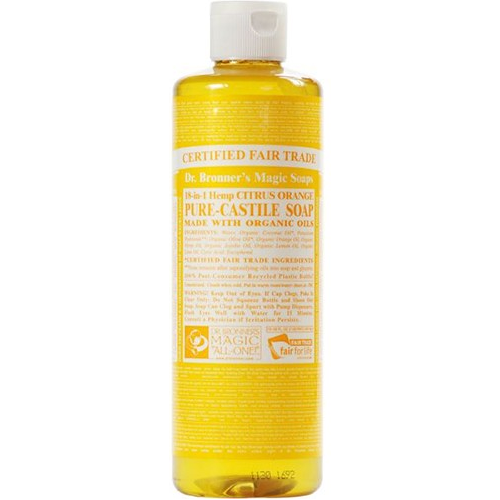 Dr Bronner's Dr Bronner Org Citrus Cast Liquid Soap 237ml. Orange Scented