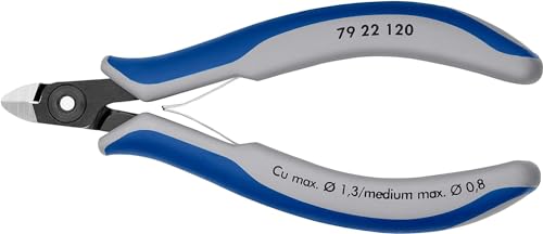 Knipex Precision Electronics Diagonal Cutter burnished, with multi-component grips 120 mm 79 22 120