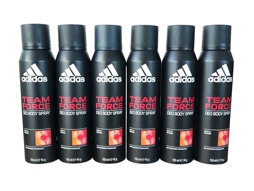 Adidas Team Force Deodorant Spray Set of 6