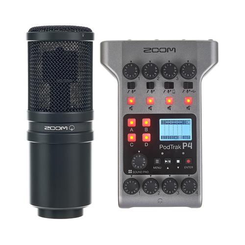 Zoom PodTrak P4 Podcast Audio Recorder- Video~~Video Editing Hardware & Production Equipment