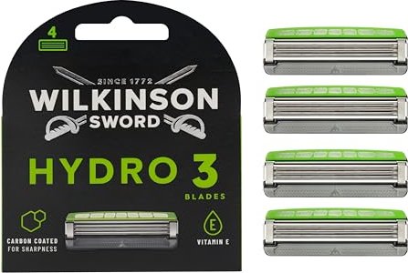 Wilkinson Sword Hydro 3 Ersatzklingen, 4er-Pack