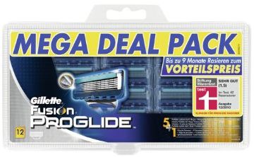 Gillette Fusion Proglide Ersatzklingen, 12er-Pack