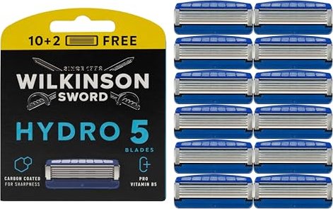 Wilkinson Sword Hydro 5 Ersatzklingen, 12er-Pack