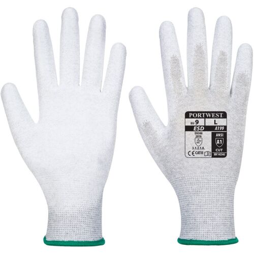 Portwest A199 ESD work gloves XXL grey (A199GRRXXL)