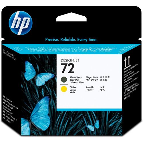 HP Druckkopf 72 schwarz matt/gelb (C9384A)