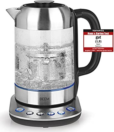 Beem Teatime II glass-kettle/tea cooker (07919)