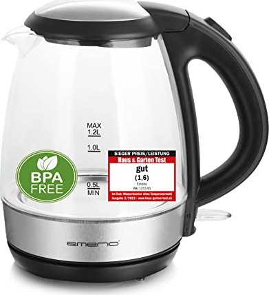 Emerio WK-125145 glass-kettle