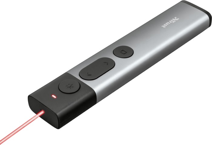 Trust Kazun aluminium Wireless presenter black/grey, USB (23333)