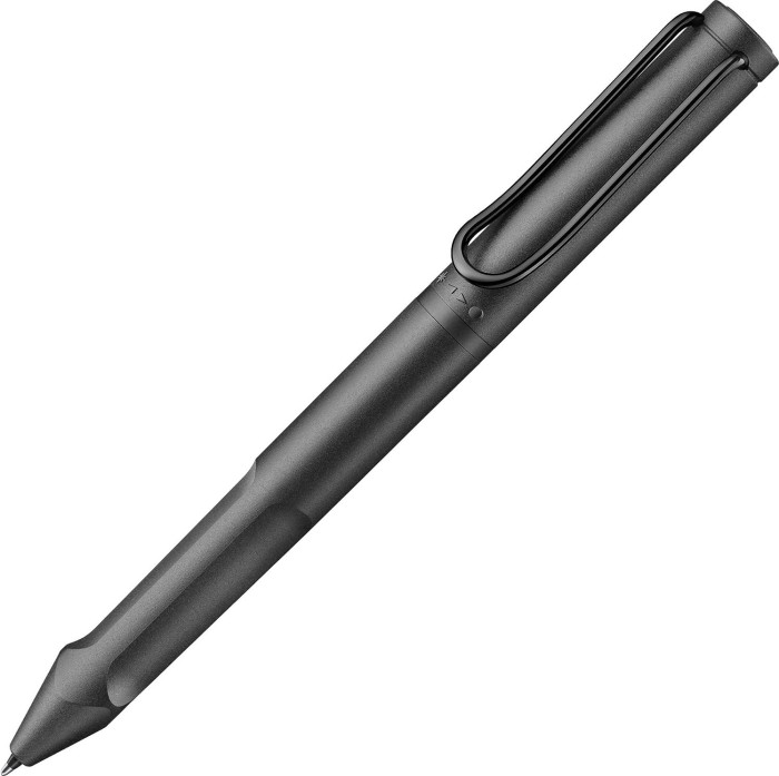 Lamy Safari Twin Pen all-black EMR, PC/EL-spike with round contour for smooth/uncoated surfaces, black (1236066)