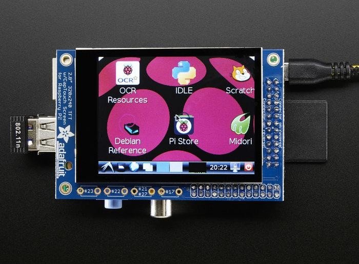 Adafruit PiTFT mini 2.8" Kapazitiv (1983)