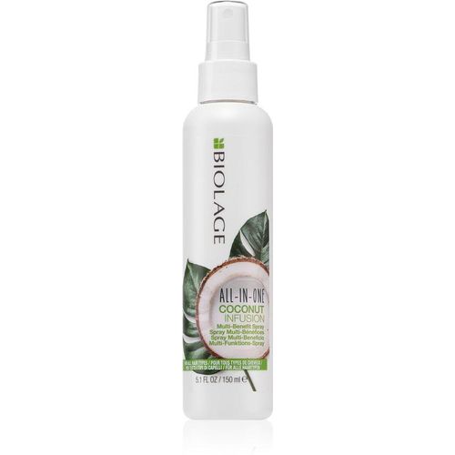 Biolage | All-In-One | Coconut Infusion Multi-Tasking Leave-In Treatment Spray Suitable For All Hair Types, 150ml