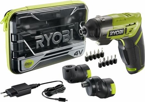 Ryobi ERGO-A2 Akku-Schrauber inkl. Tasche + Akku 1.5Ah + Zubehör (5133003409)