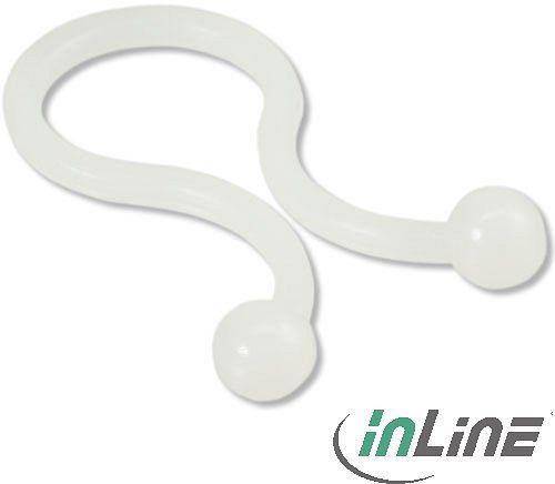 InLine Twist-cable tie, 10-13mm, 10 pieces, natural (59966E)