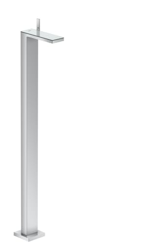 Hansgrohe AXOR MyEdition bathroom sink tap floor-standing with Push-Open drain set chrome/spiegelglas (47040000)