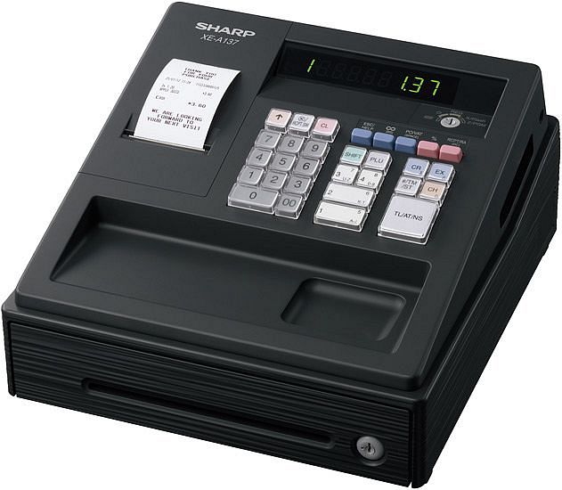 Sharp XE-A137 BK Cash register
