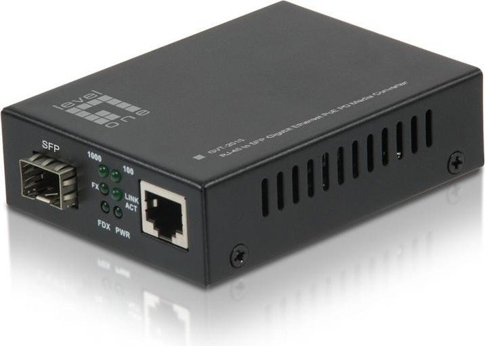 LevelOne GVT-2010, 1000Base-T to 1000Base-SX