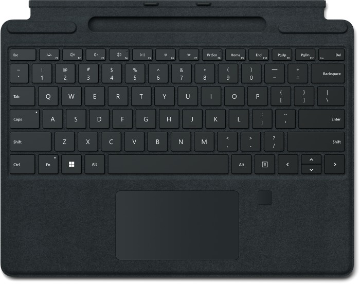 Microsoft Surface Pro signature Keyboard black, with fingerprint-ID, DE, Business (8XG-00005)