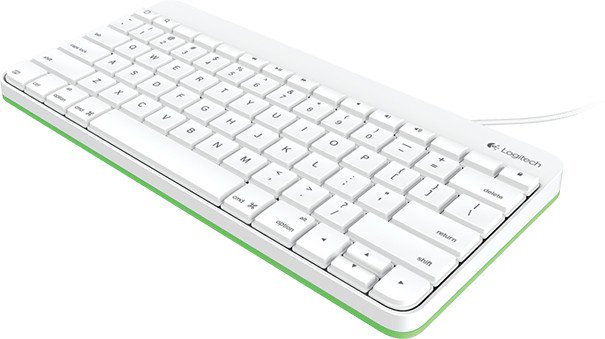Logitech wired Keyboard weiß, Lightning, ND (920-008147)