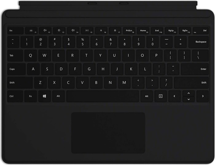 Microsoft Surface Pro X Keyboard black, US (QJW-00001)