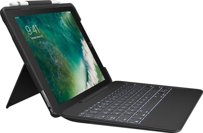 Logitech Slim Combo, KeyboardDock for Apple iPad Pro 10.5", black, FR (920-008379/920-008443)