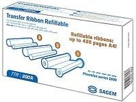 Sagem TTR-200 Thermotransferrolle, 3 Rollen