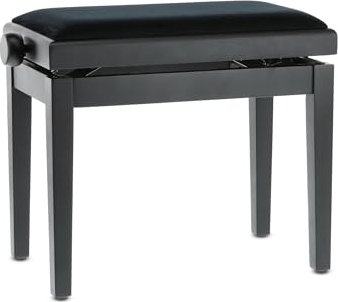 Gewa piano bench Deluxe black matte (130000)