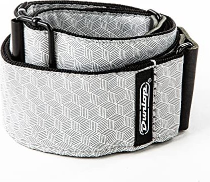Dunlop Jacquard Cube Hatch Light Grey strap (D6712)
