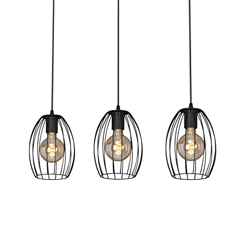 Briloner suspended lamp 3 flames black (4039-035)