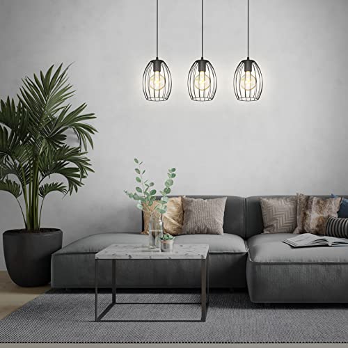 Briloner suspended lamp 3 flames black (4039-035)