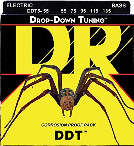 DR Strings Drop-Down Tuning Bass Heavy 5-string (DDT5-55)