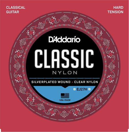 D'Addario Student nylon, Hard Tension (EJ27H)