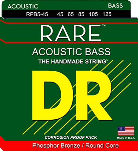 DR Strings Rare Acoustic Bass Medium 5-string (RPB5-45)