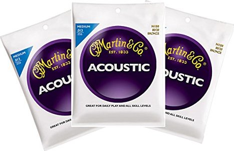 Martin Traditional 80/20 Bronze (Originals) Medium 3 pack (M150PK3)