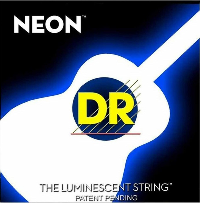 DR Strings Neon white Acoustic Custom Light (NWA-11)