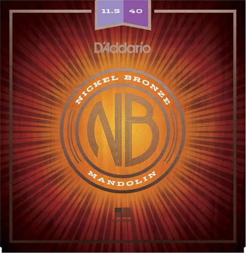 D'Addario Mandolin nickel Bronze Custom Medium (NBM11540)