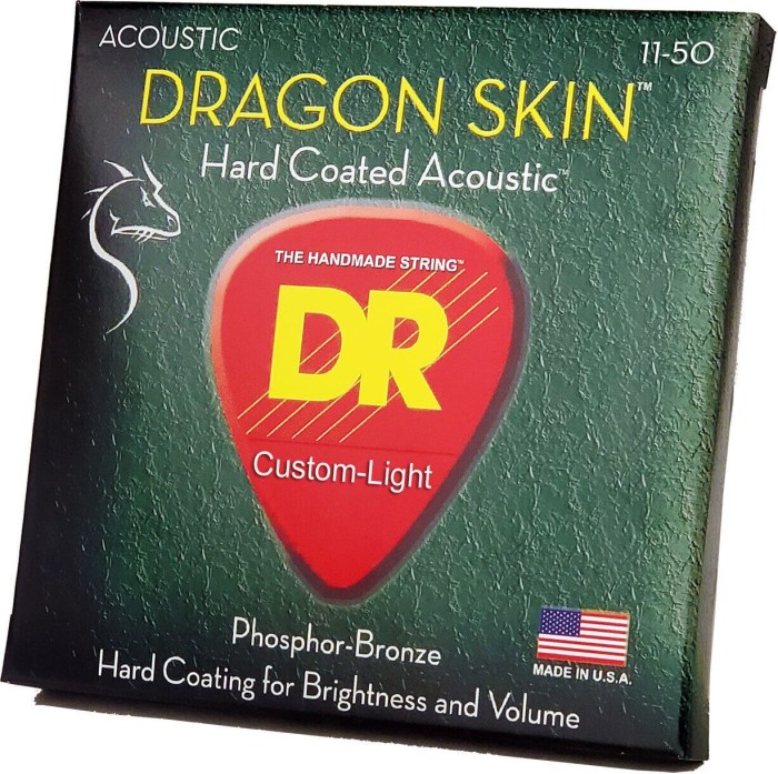 DR Strings Dragon Skin Acoustic Custom Light (DSA-11)