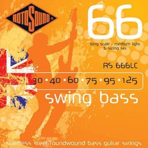 Rotosound Swing Bass 66 6-string Medium (RS666LC)