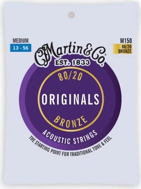 Martin Traditional 80/20 Bronze (Originals) Medium (M150)