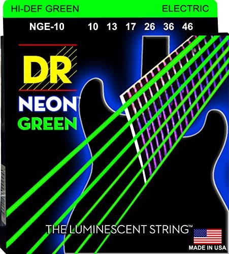 DR Strings Neon Green Electric Medium (NGE-10)