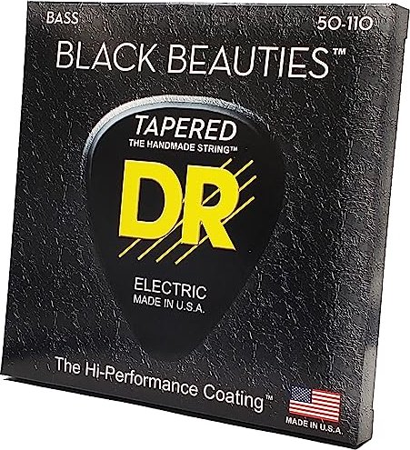 DR Strings Black Beauties Bass Taper Heavy (BKBT-50)