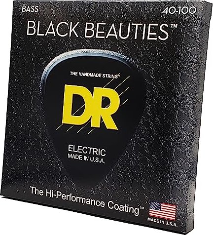 DR Strings Black Beauties Bass Light (BKB-40)