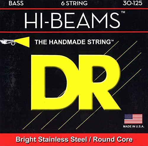 DR Strings Hi-Beam Bass Medium 6-string (MR6-30)