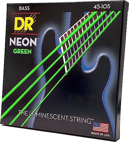 DR Strings Neon Green Bass Medium (NGB-45)